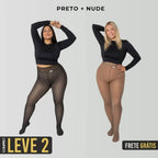 (COMPRE 1 LEVE 2) Meia-calça Peluciada de Lã Translúcida