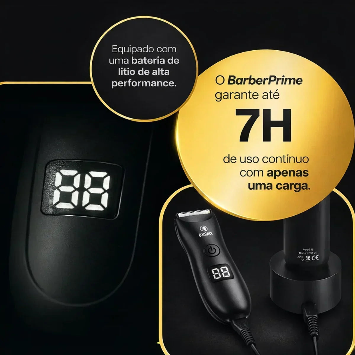 BarberPrime™ - Kit Completo Barbeador Profissional + Brindes