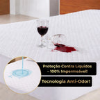 (PAGUE 1 LEVE 3) Prime Soft™ - kit Jogo de Cama Impermeável com Capa e 3 Fronhas + Brindes