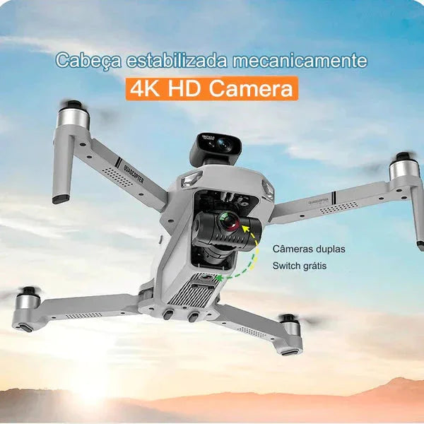Drone LGraphic com Câmera 4K FULL HD + GPS e WIFI